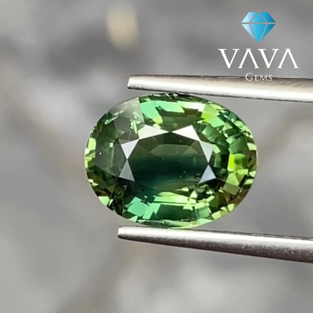 Green sapphire