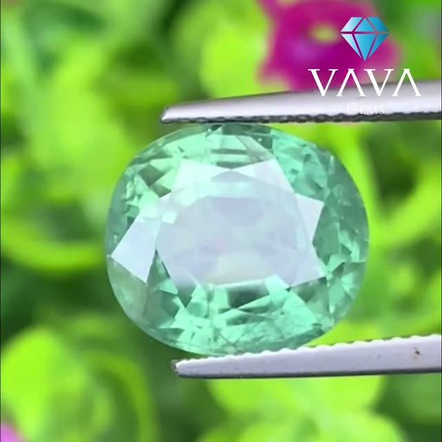 Green sapphire