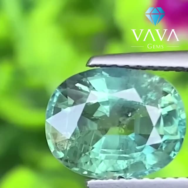 Green sapphire