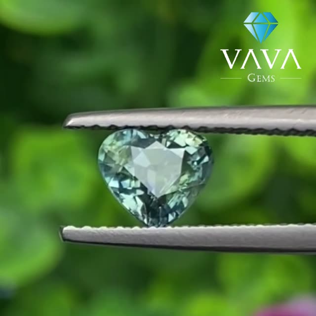 Green sapphire