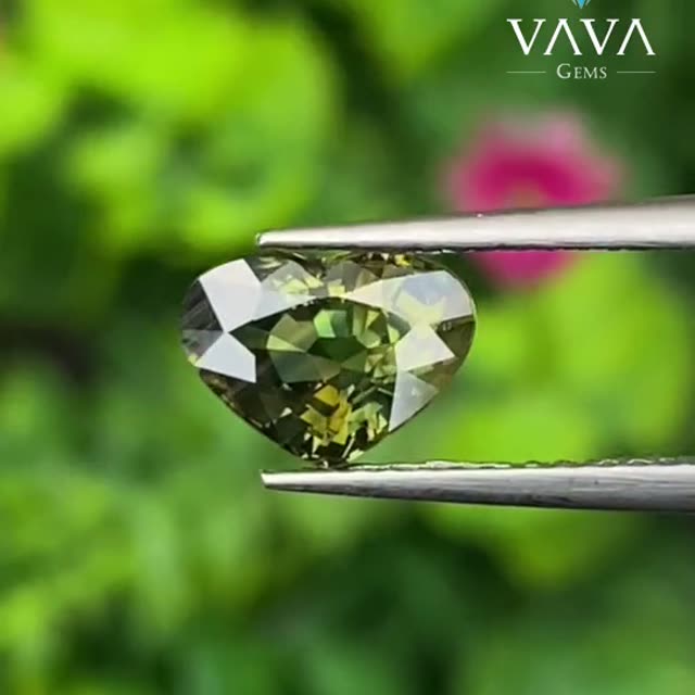Green sapphire