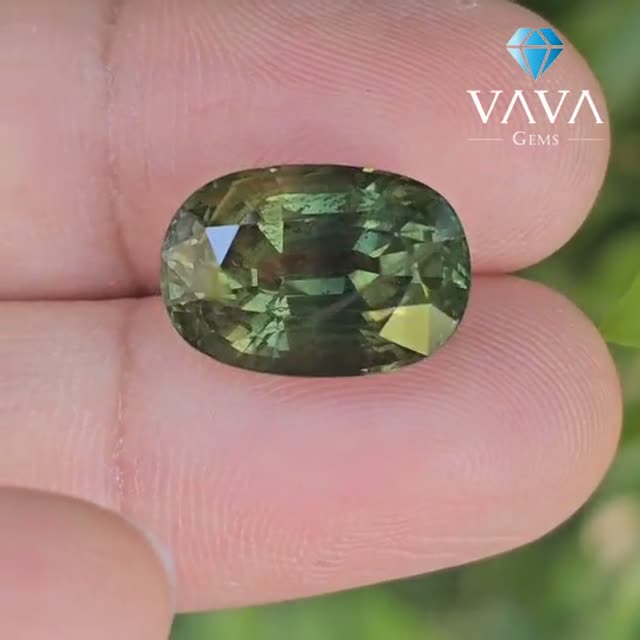 Green sapphire
