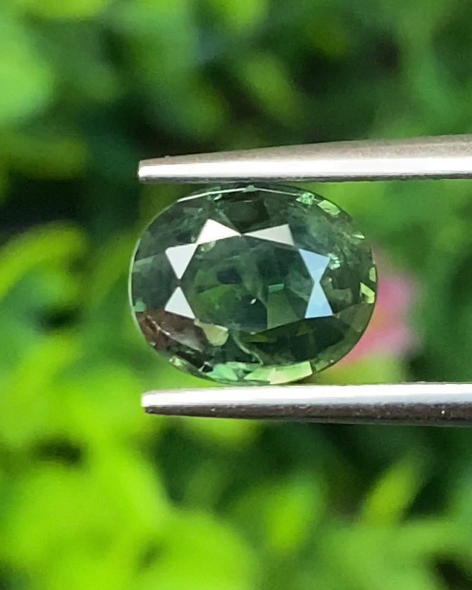 พลอย เขียวส่อง Green sapphire