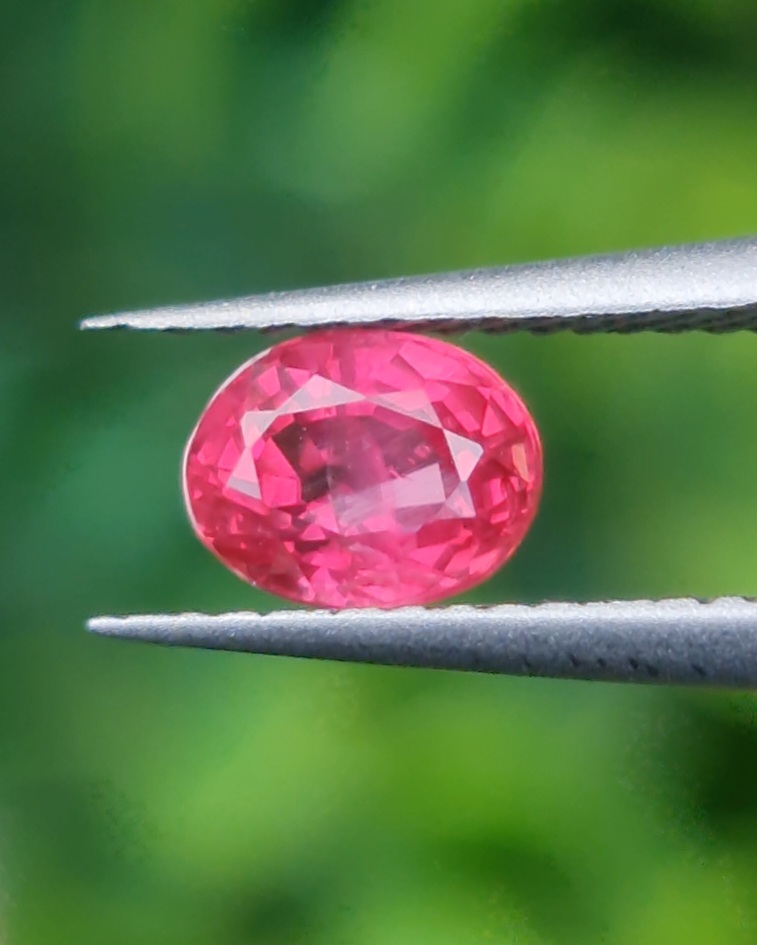 พลอย ชมพู ส้ม Pink Orange Sapphire
