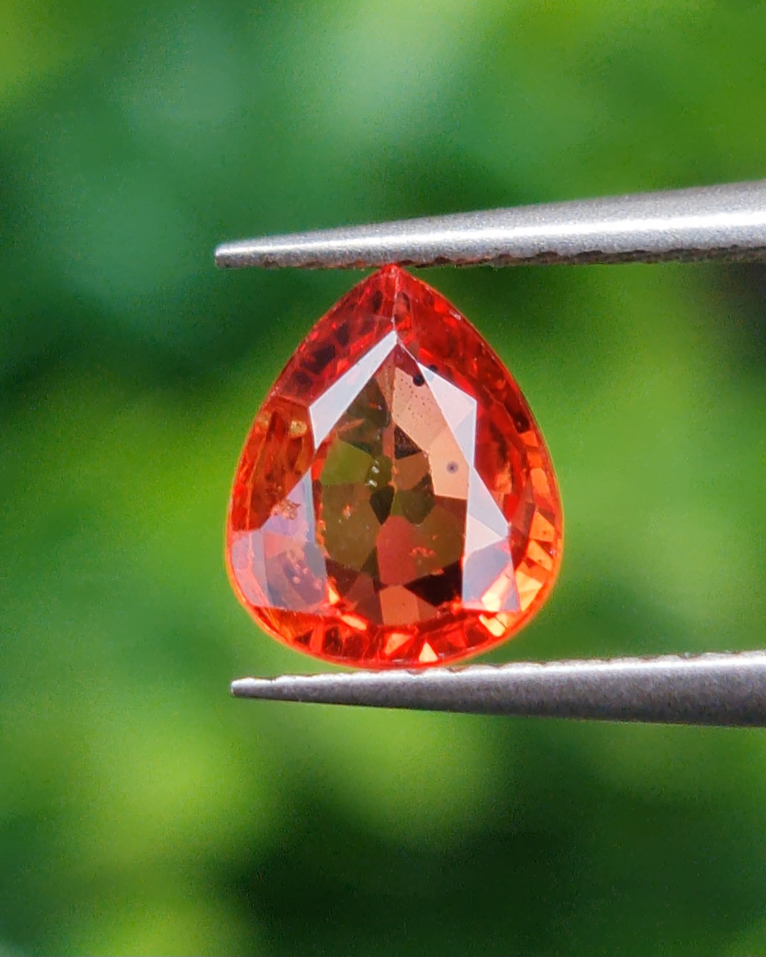 ชมพู ส้ม Pink Orange Sapphire