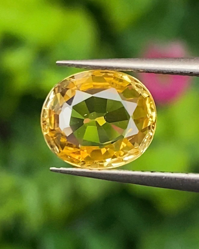 บุษราคัม Yellow Sapphire