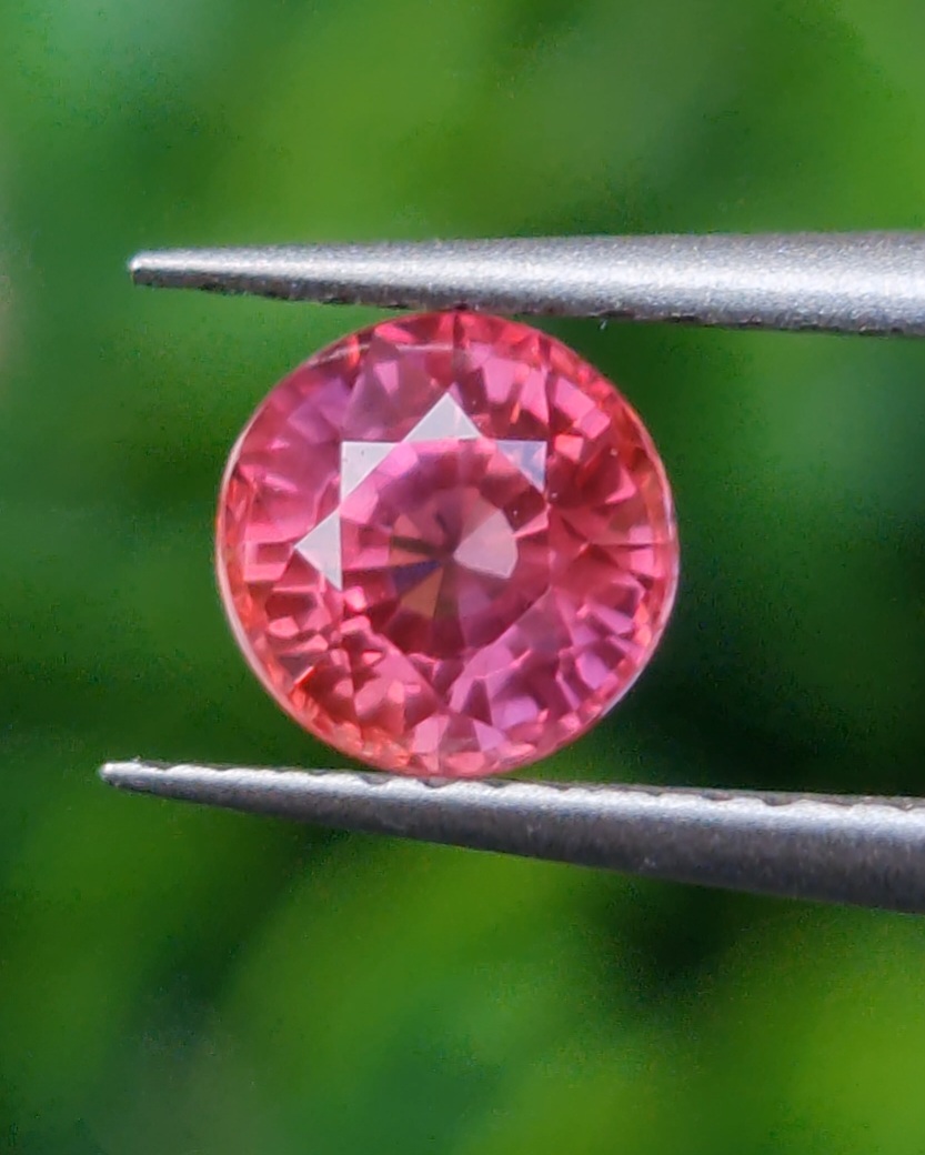 ชมพู ส้ม Pink Orange Sapphire