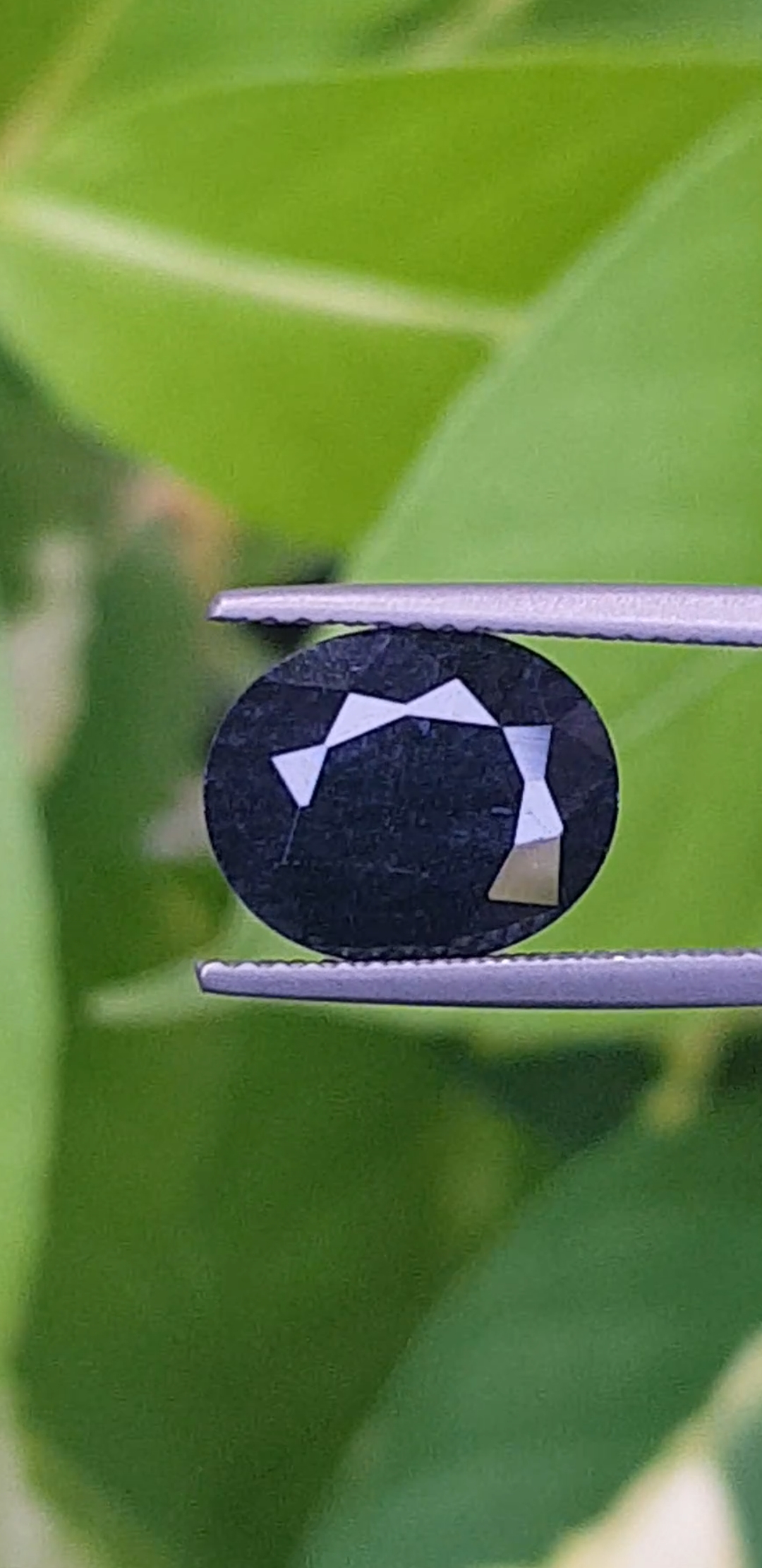 พลอย แซฟไฟร์ สีดำ Black sapphire