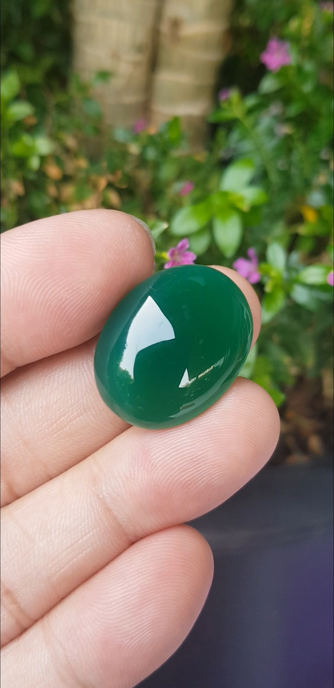พลอย โมรา (Natural Chalcedony)