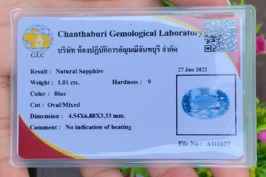 ไพลิน Blue Sapphire