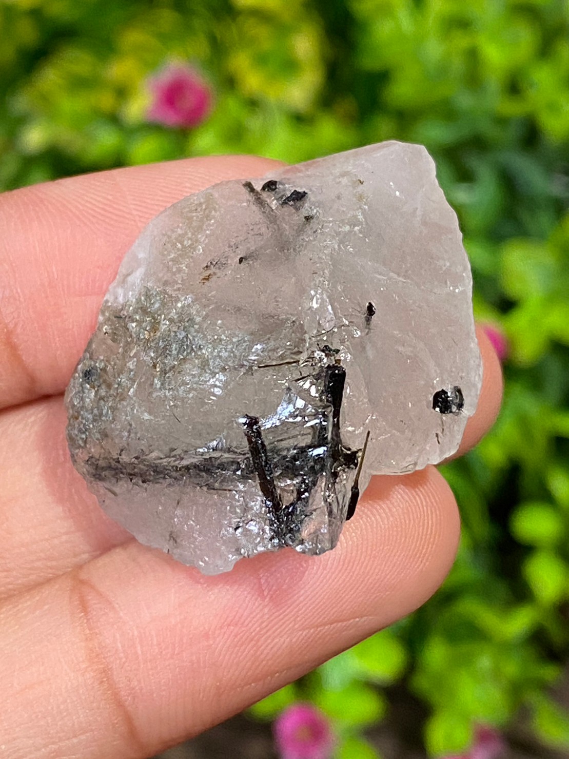 ก้อน ไหมดำ ควอตซ์ Black Rutilated Quartz Rough