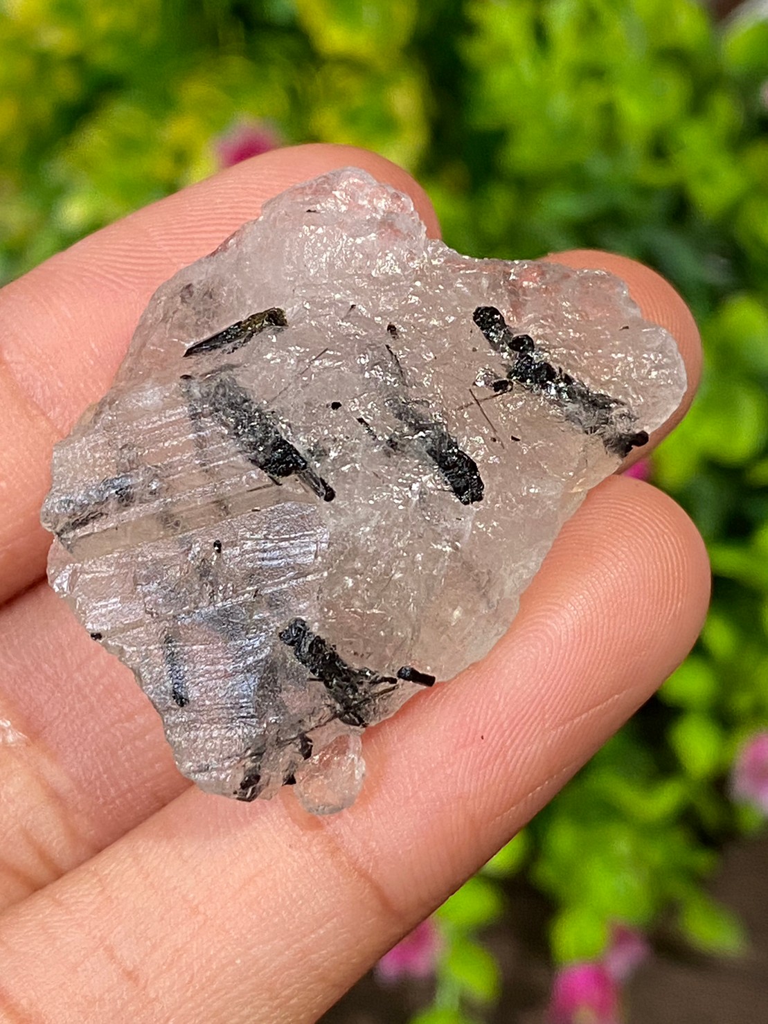 ก้อน ไหมดำ ควอตซ์ Black Rutilated Quartz Rough