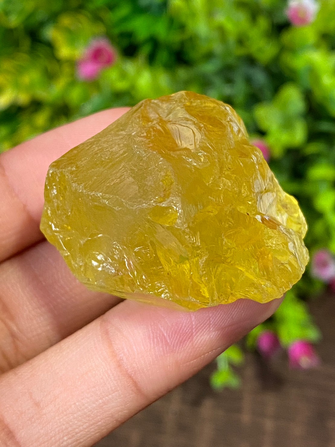 ก้อน เลมอนควอตซ์ Lemon Quartz Rough