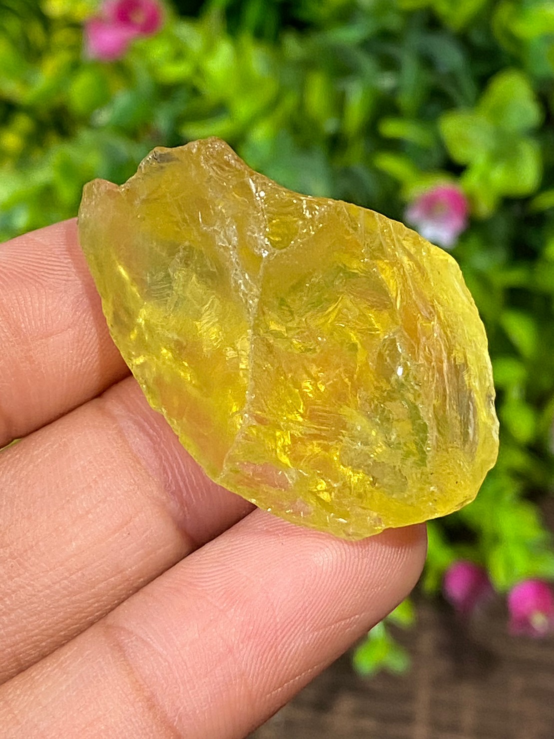 ก้อน เลมอนควอตซ์ Lemon Quartz Rough