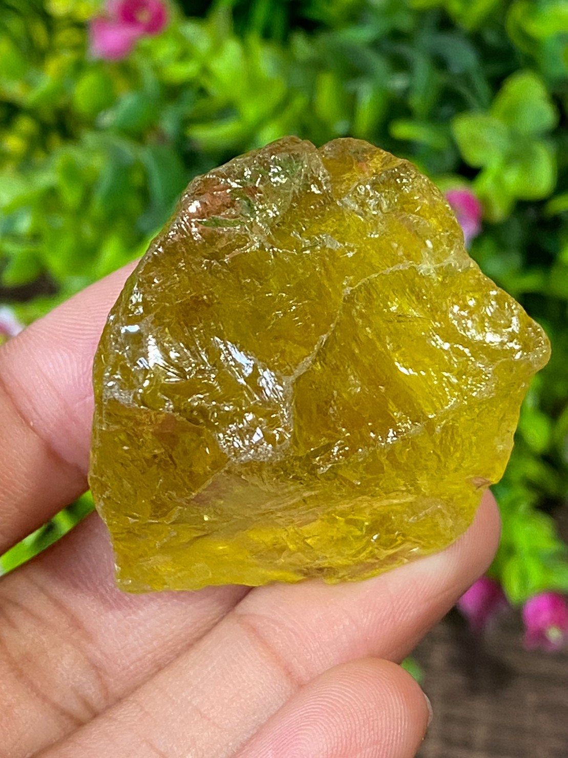 ก้อน เลมอนควอตซ์ Lemon Quartz Rough