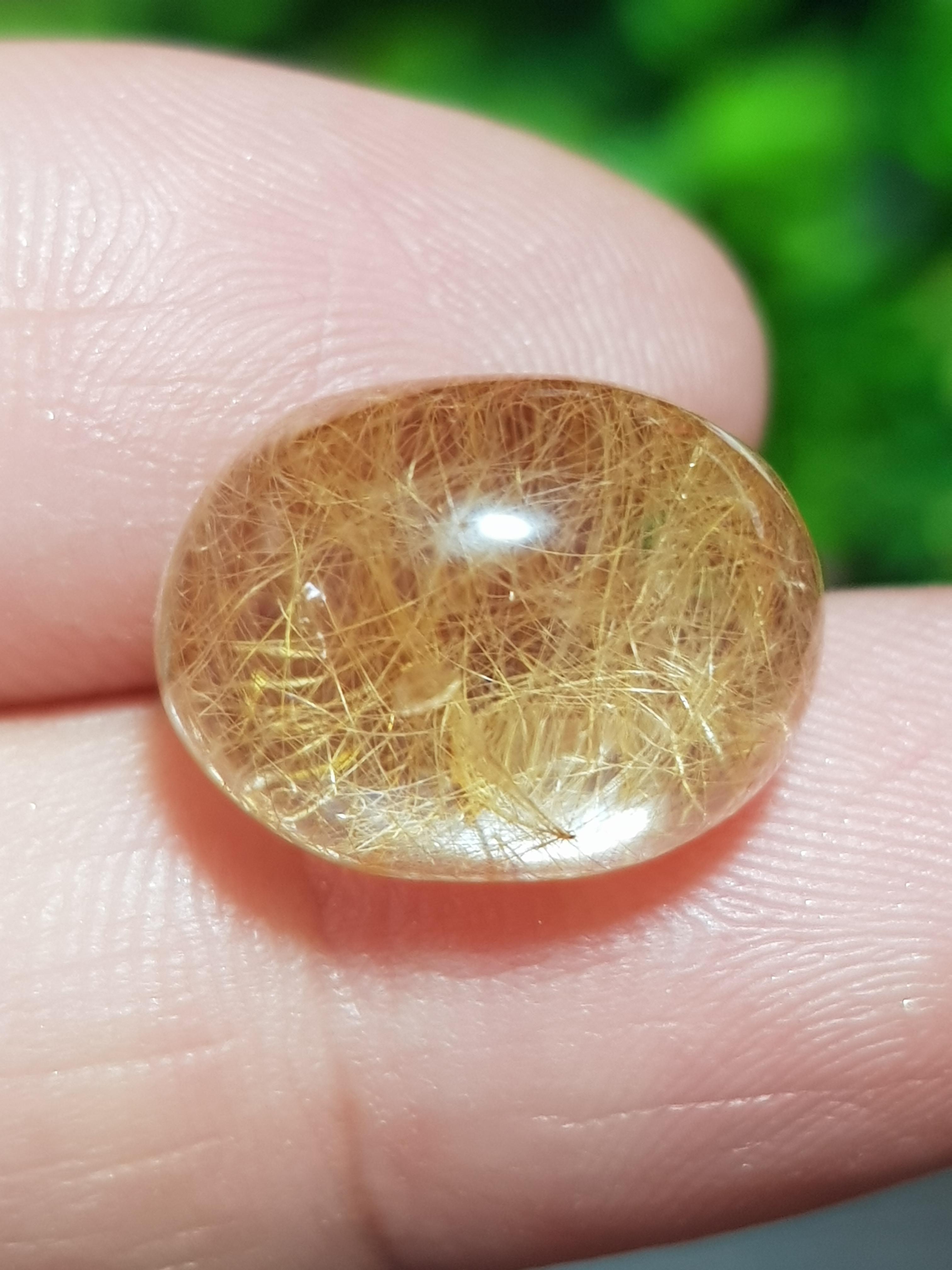 ไหมทอง ควอตซ์ Golden Rutilated Quartz