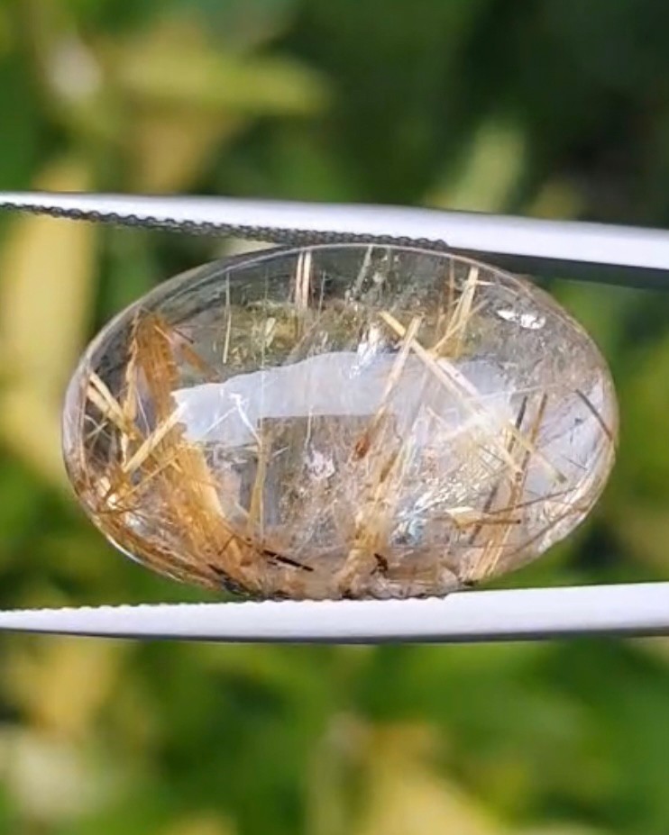 ไหมทอง ควอตซ์ Golden Rutilated Quartz