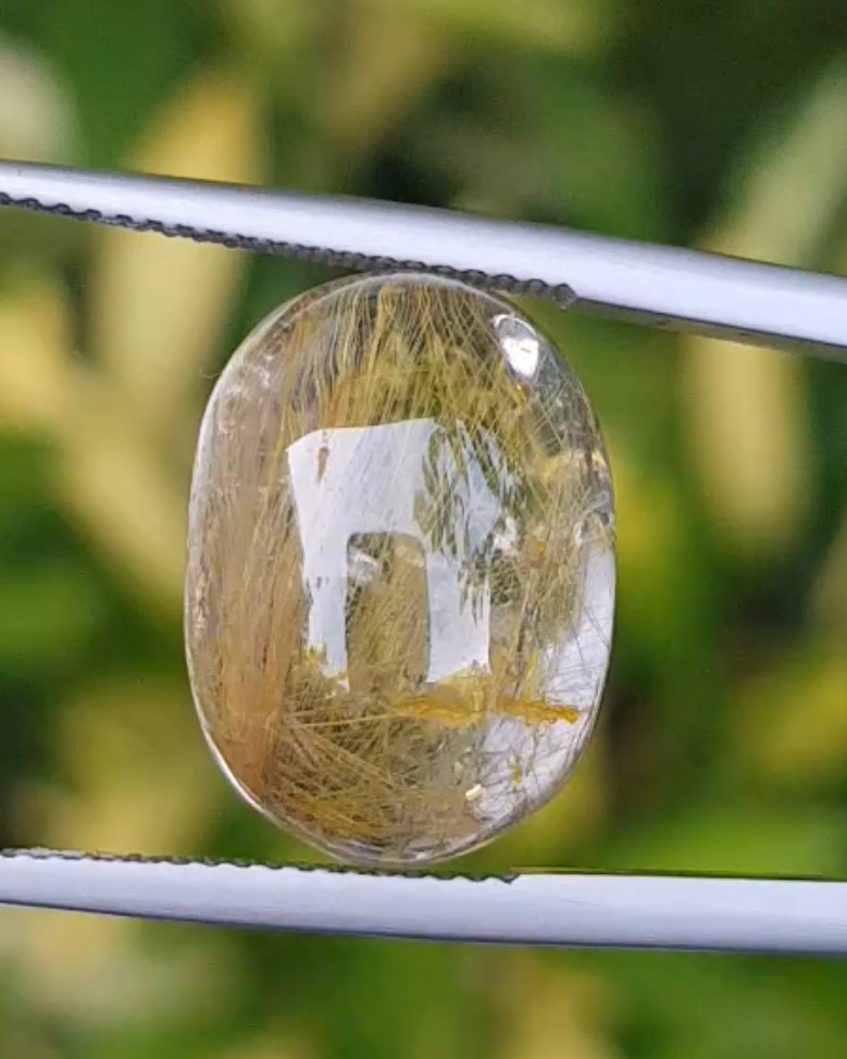 ไหมทอง ควอตซ์ Golden Rutilated Quartz