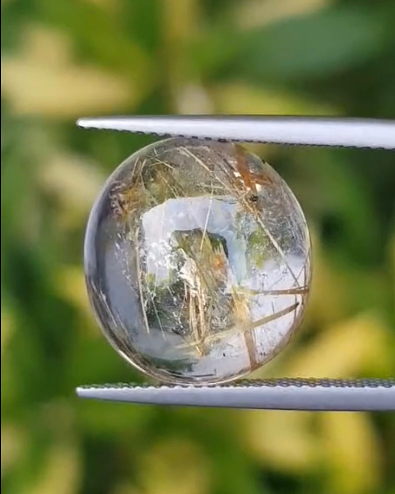 ไหมทอง ควอตซ์ Golden Rutilated Quartz