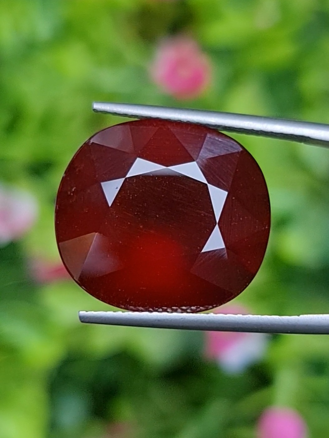 พลอย เฮสโซไนท์ การ์เน็ต Hessonite Garnet