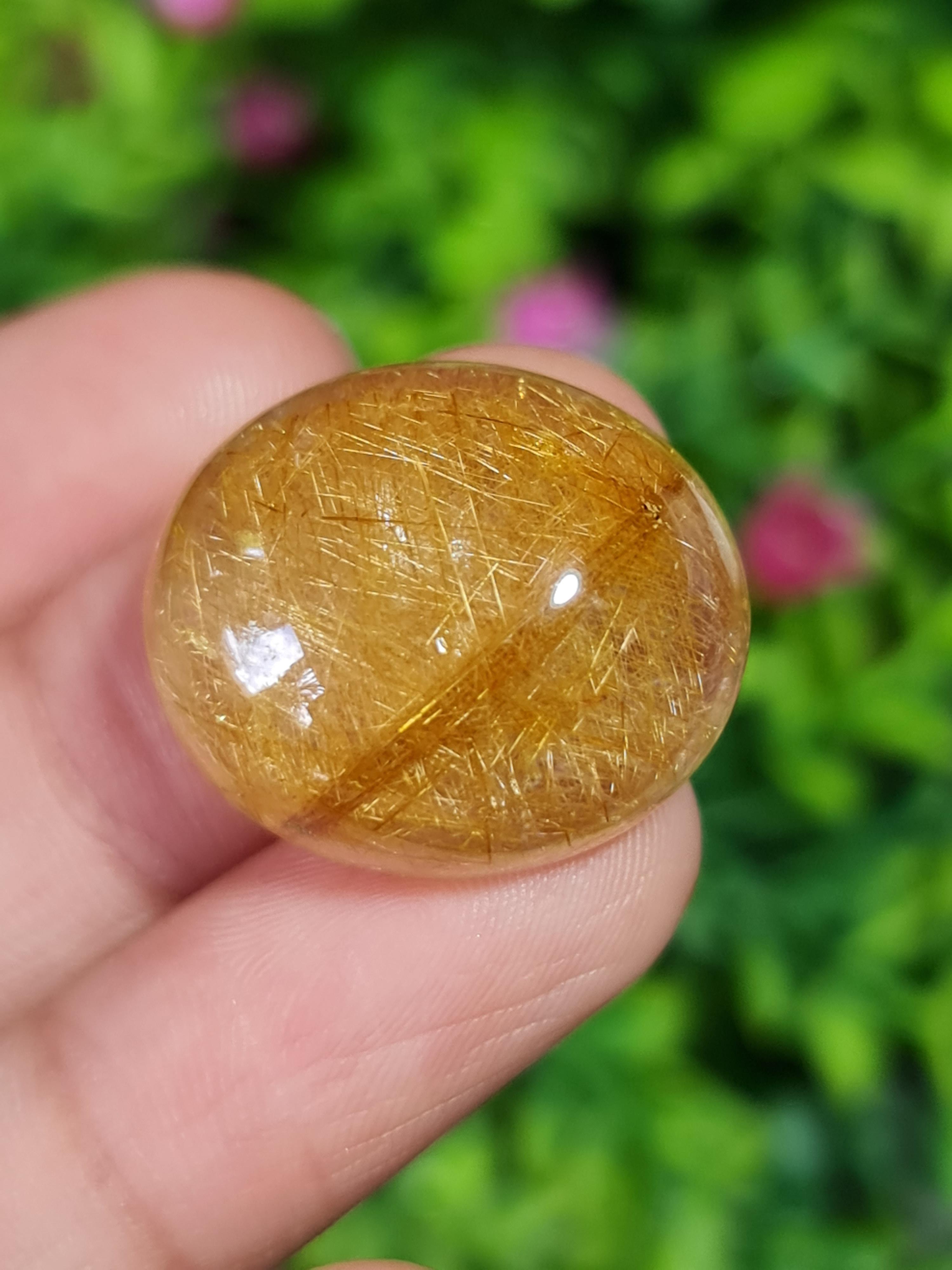 ไหมทอง ควอตซ์ Golden Rutilated Quartz