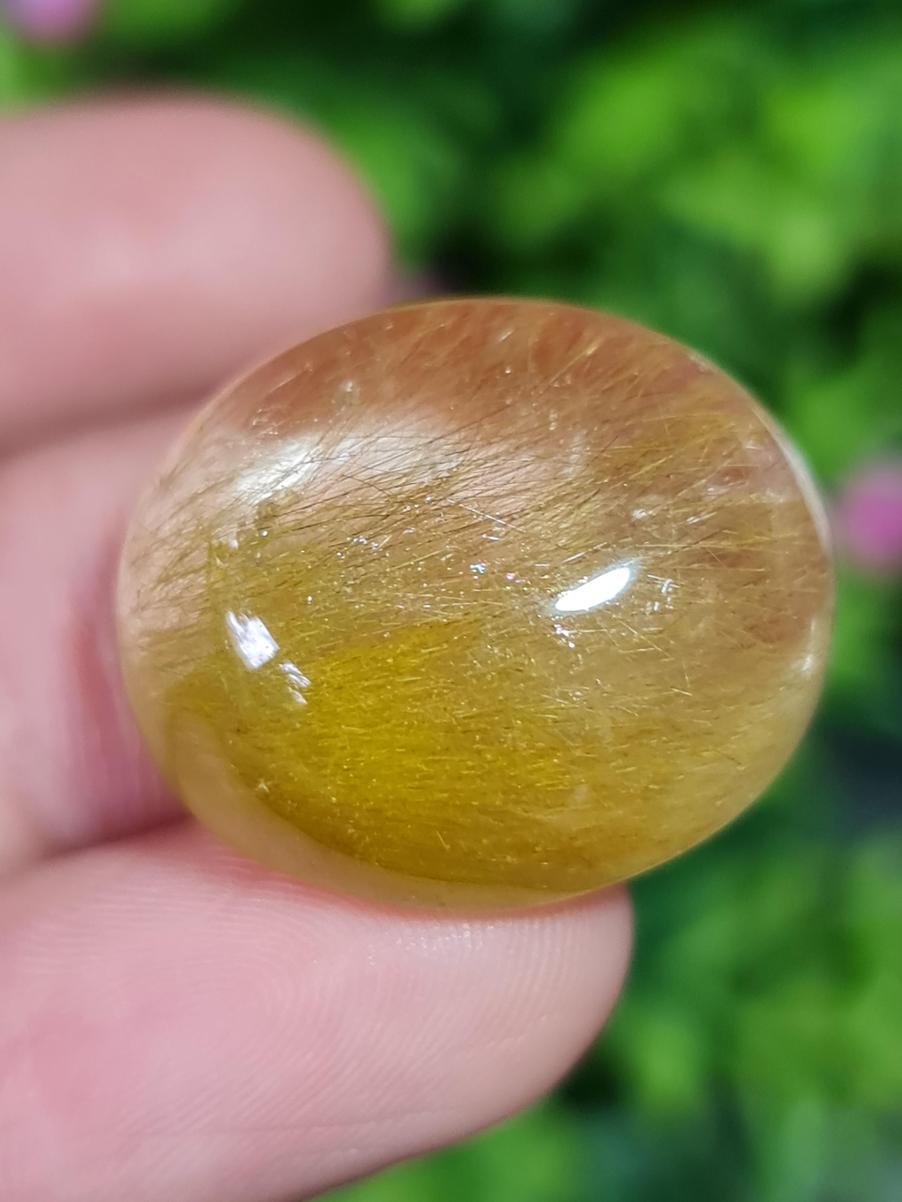 ไหมทอง ควอตซ์ Golden Rutilated Quartz