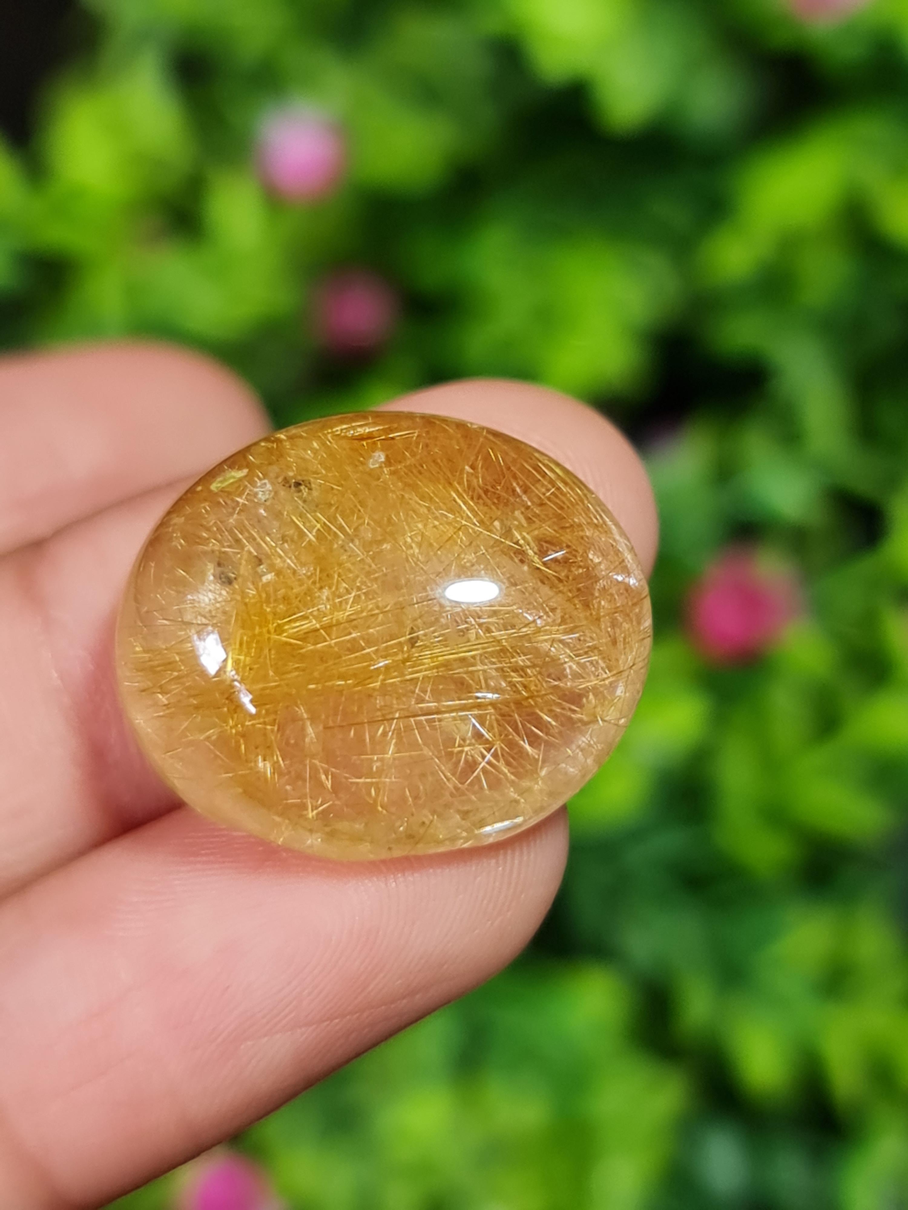 ไหมทอง ควอตซ์ Golden Rutilated Quartz