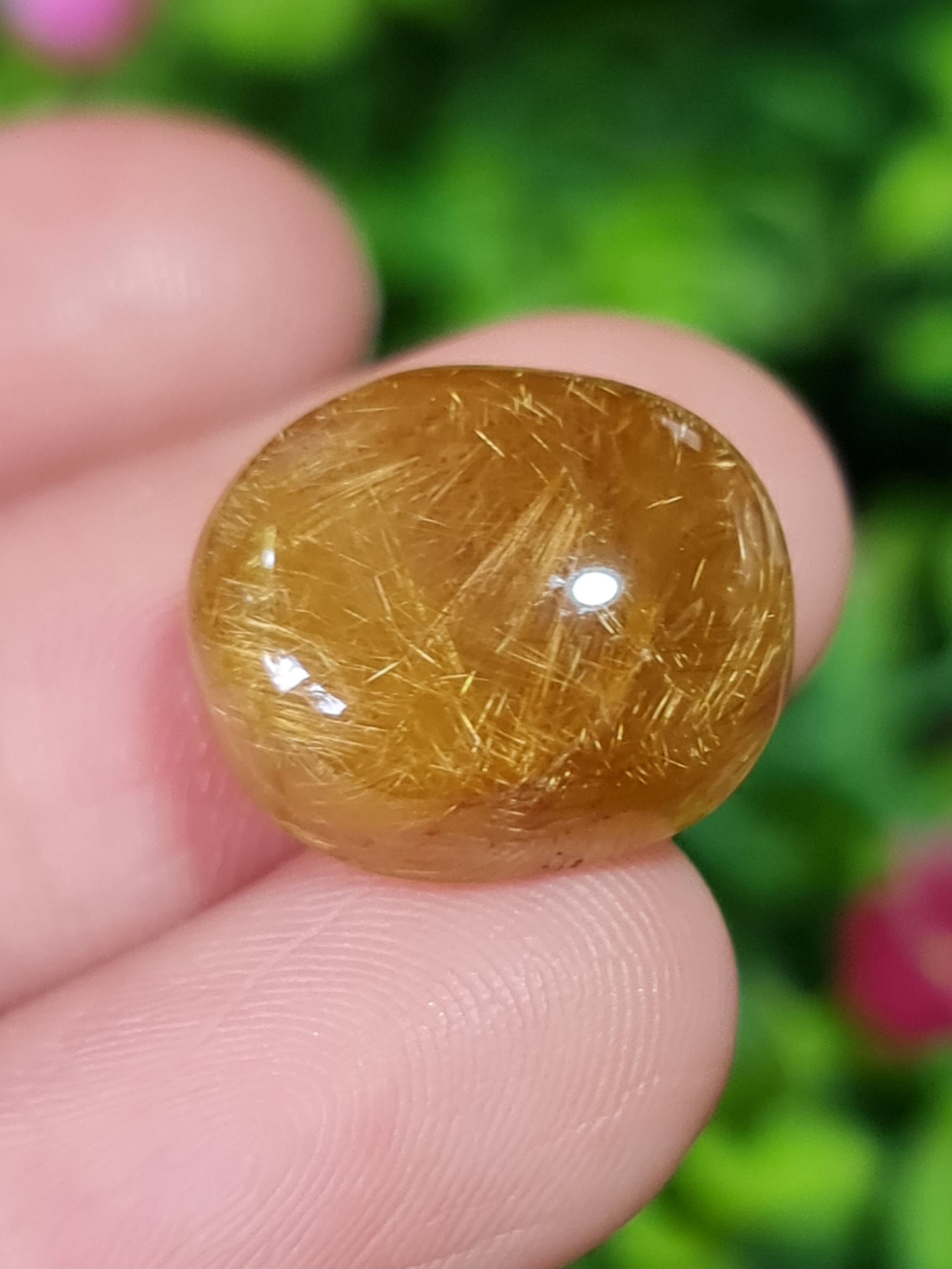 ไหมทอง ควอตซ์ Golden Rutilated Quartz