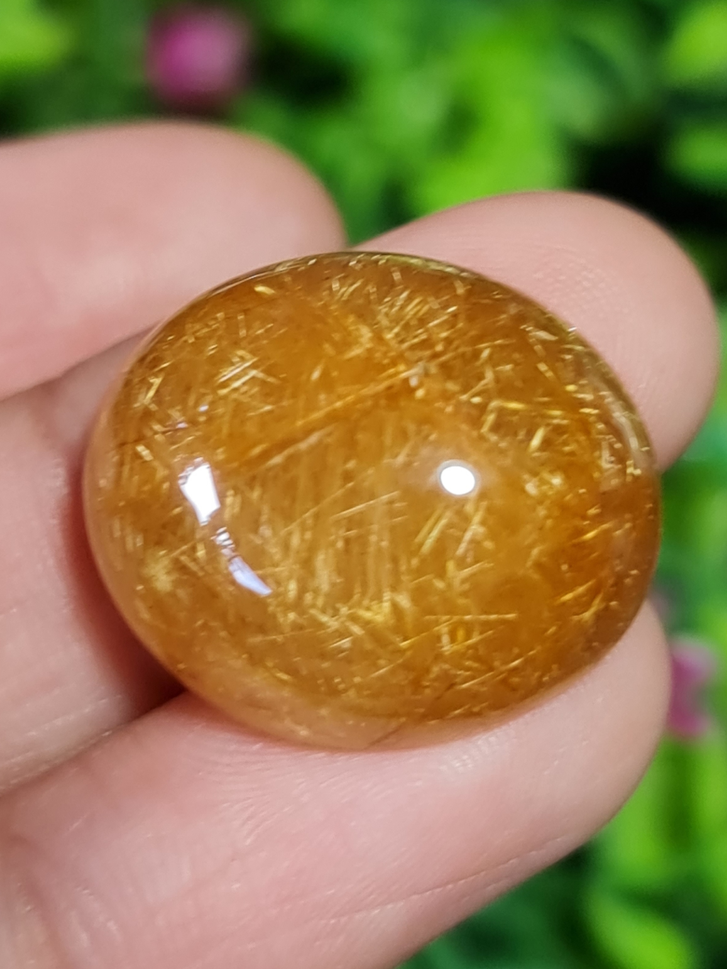 ไหมทอง ควอตซ์ Golden Rutilated Quartz