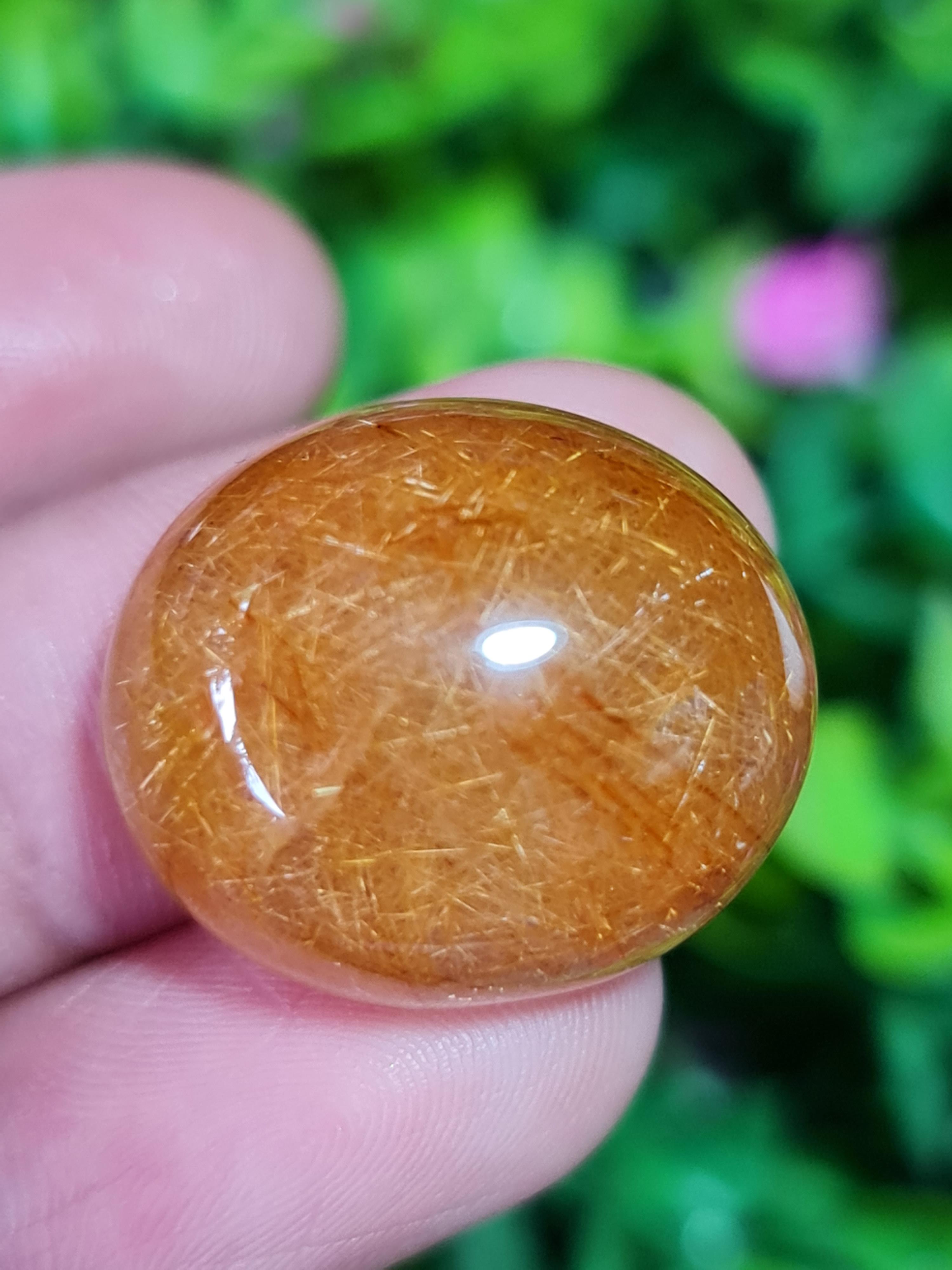 ไหมทอง ควอตซ์ Golden Rutilated Quartz