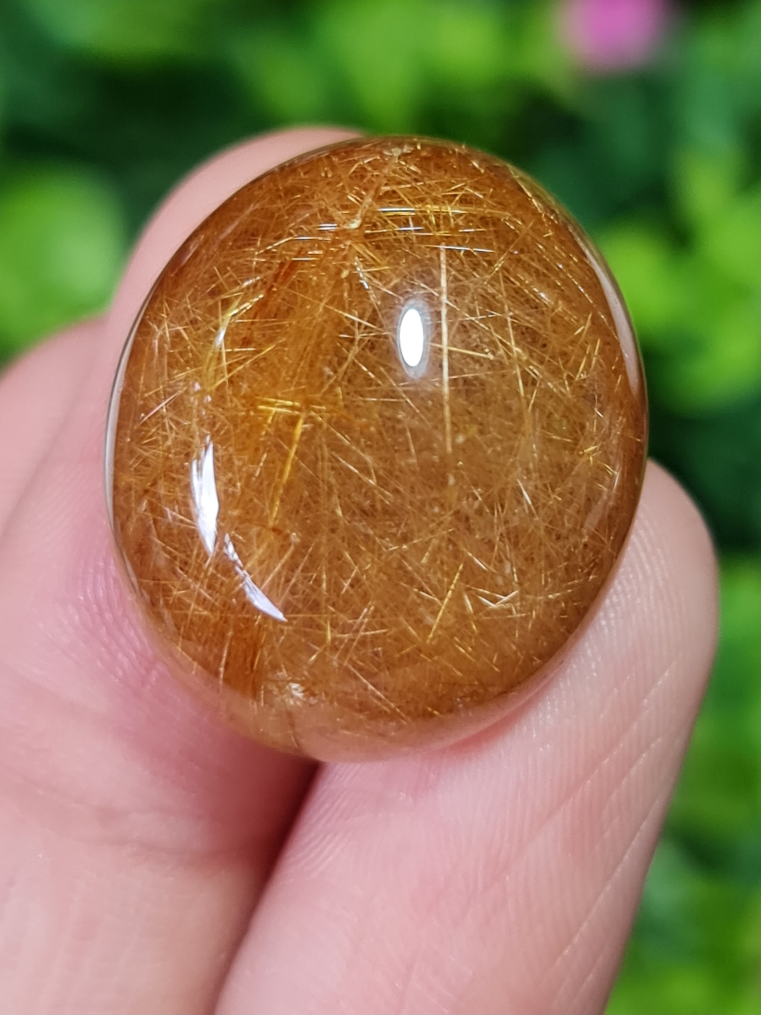 ไหมทอง ควอตซ์ Golden Rutilated Quartz