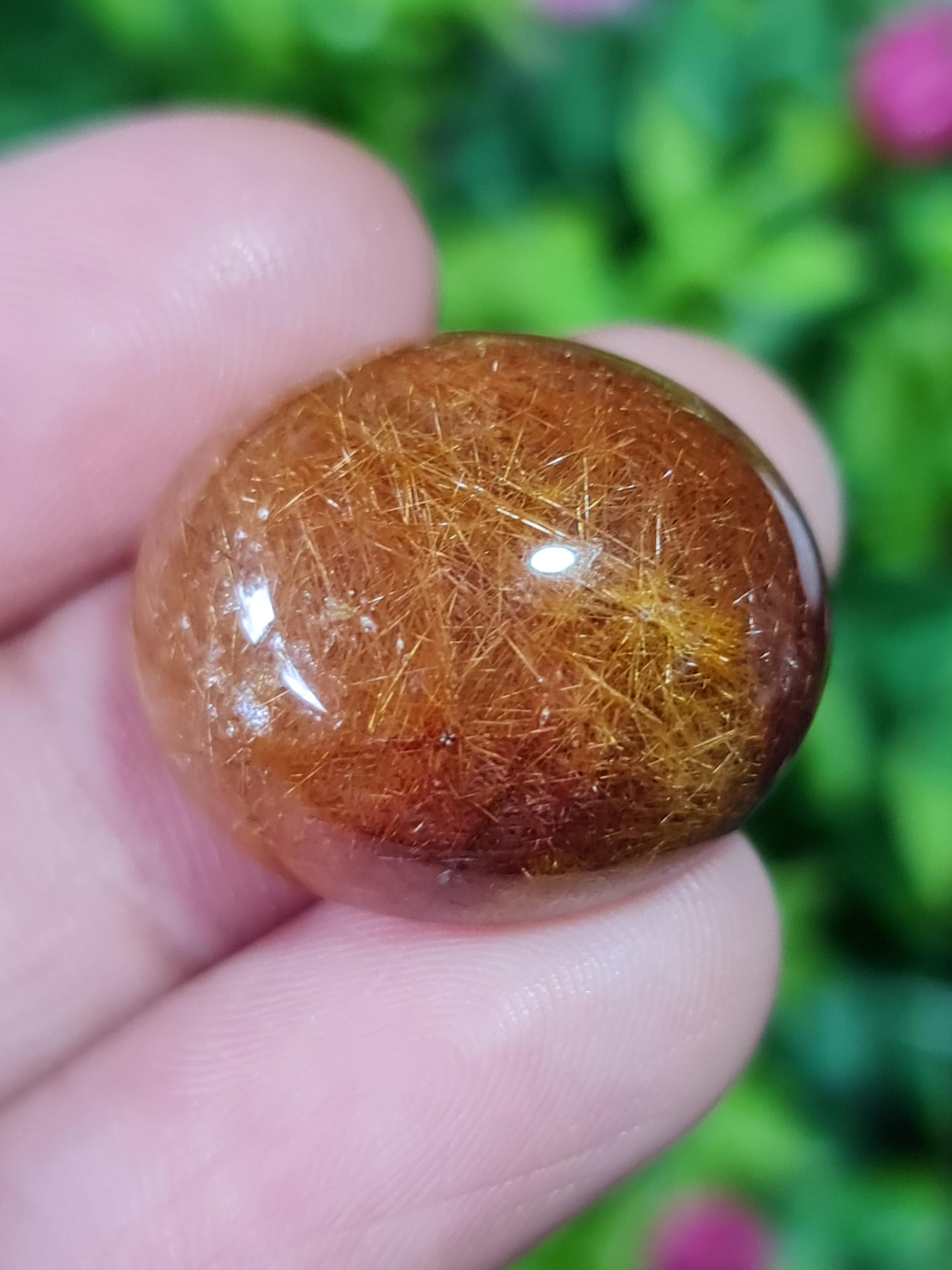 ไหมทอง ควอตซ์ Golden Rutilated Quartz