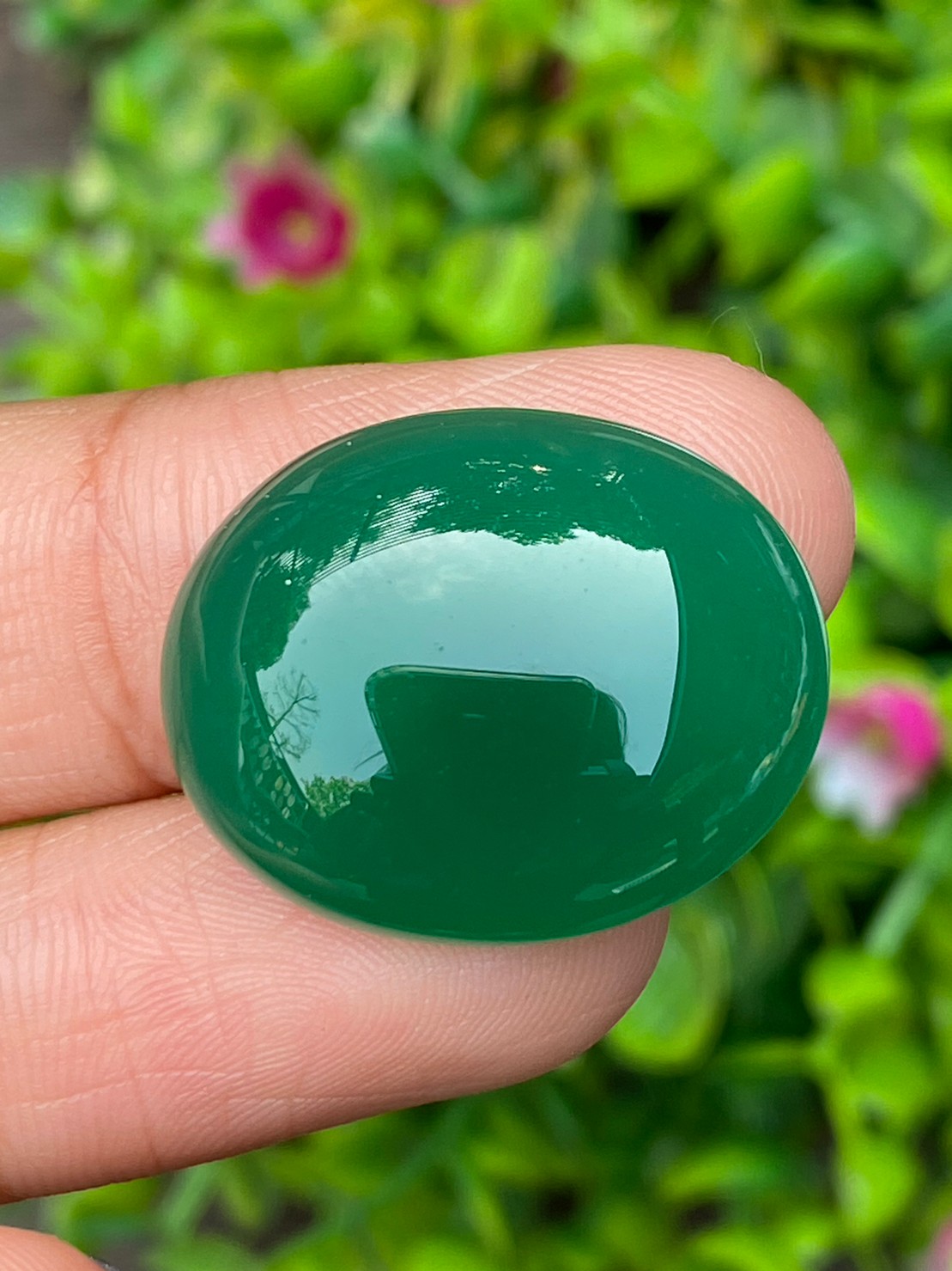 พลอย โมรา (Natural Chalcedony)