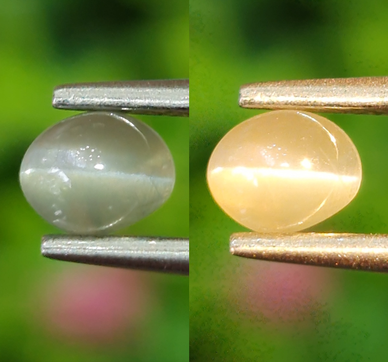ตาแมว อเล็กซานไดร์ Cat eye Alexandrite