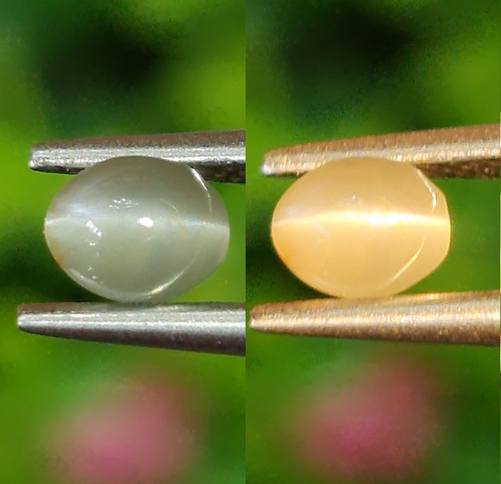 ตาแมว อเล็กซานไดร์ Cat eye Alexandrite