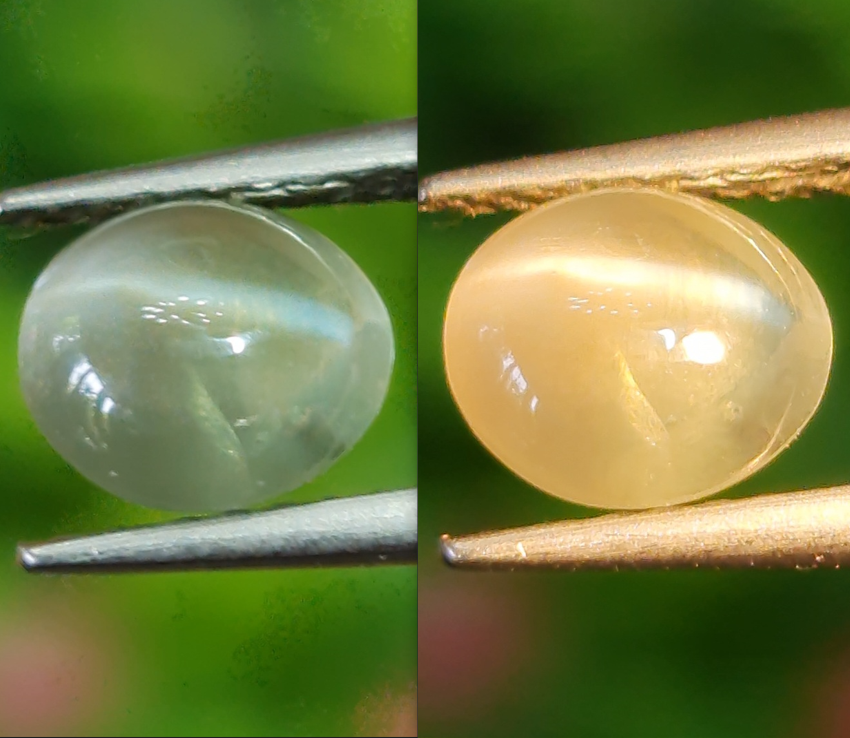 ตาแมว อเล็กซานไดร์ Cat eye Alexandrite