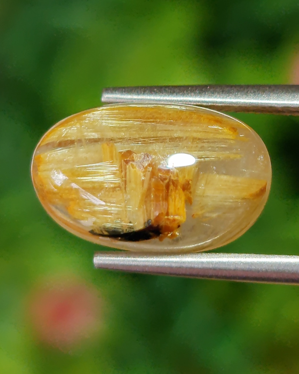 ไหมทอง ควอตซ์ Golden Rutilated Quartz