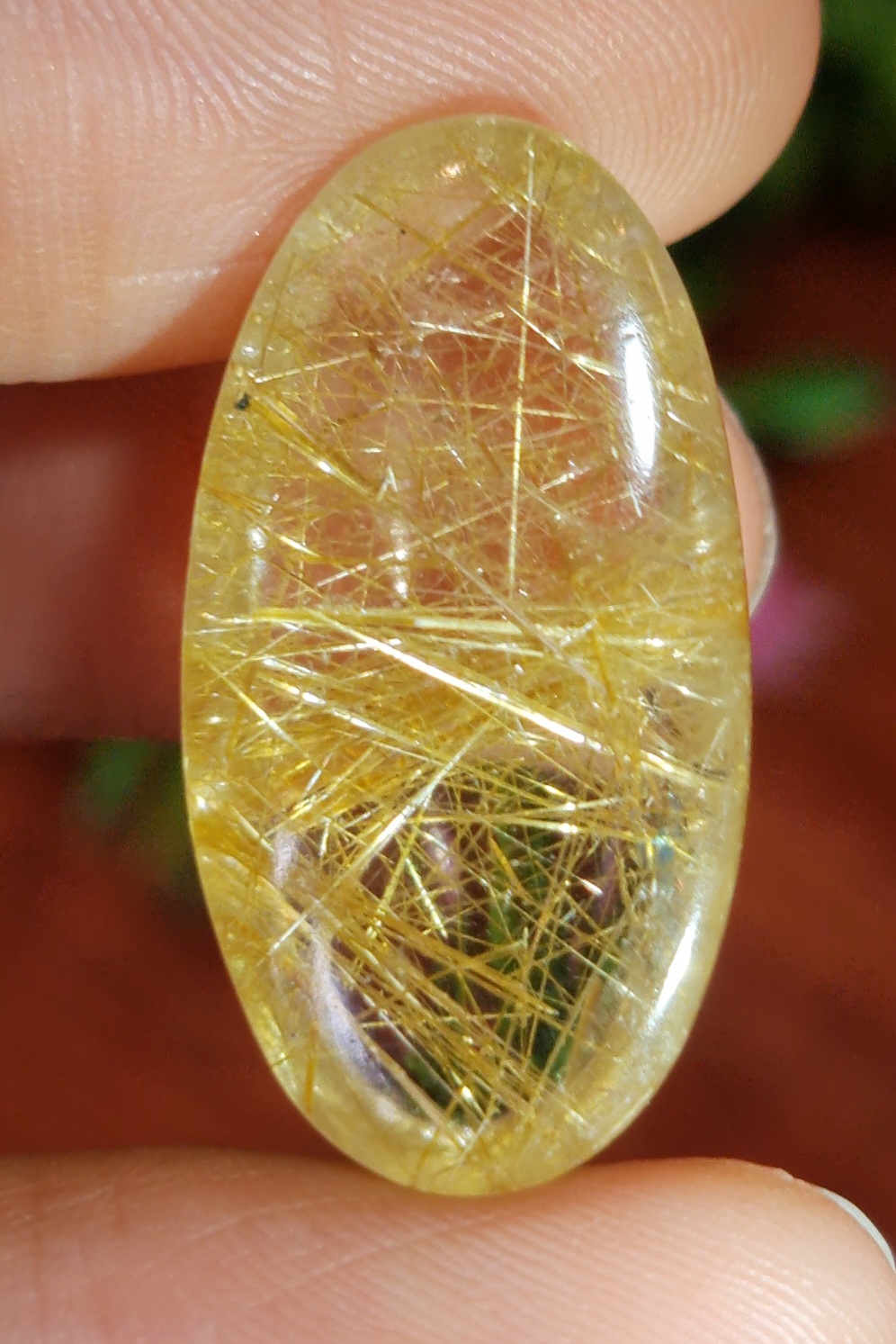ไหมทอง ควอตซ์ Golden Rutilated Quartz