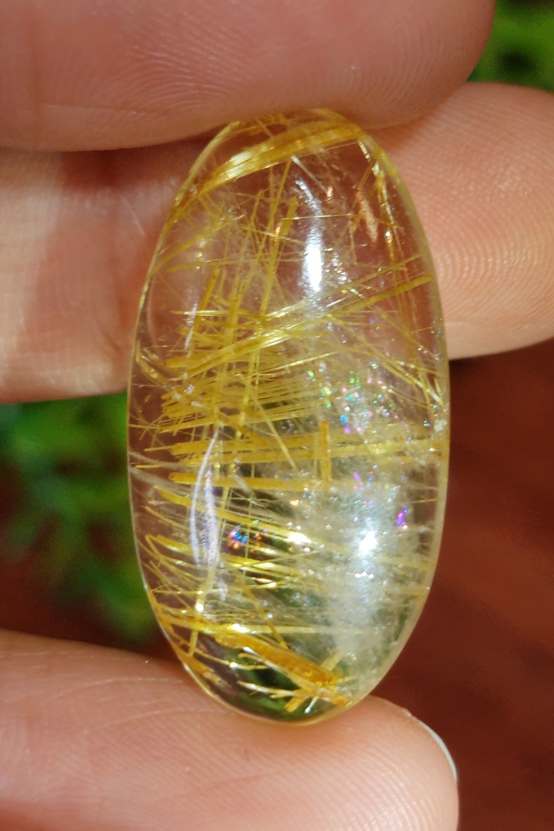 ไหมทอง ควอตซ์ Golden Rutilated Quartz
