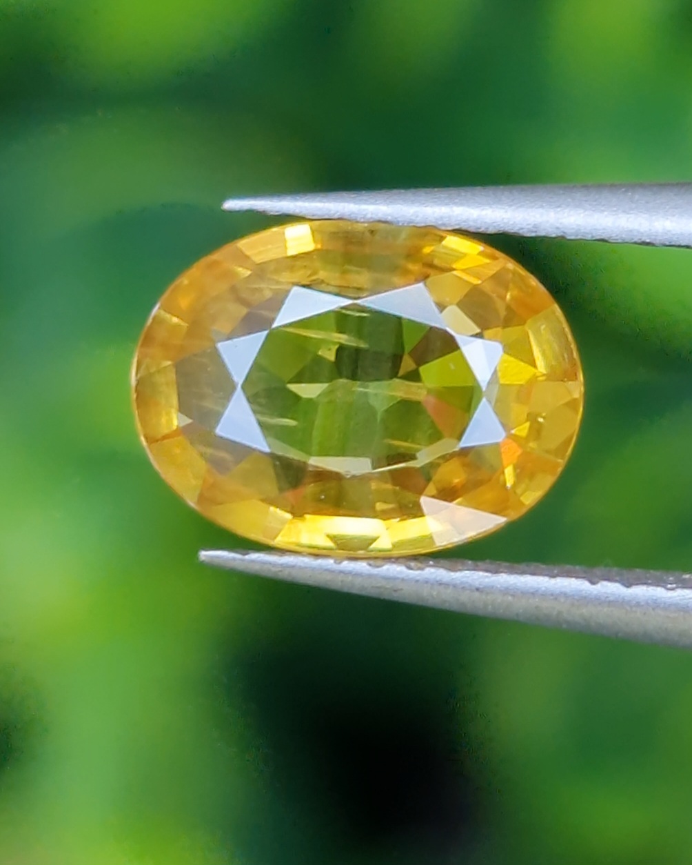 บุษราคัม Natural Yellow Sapphire