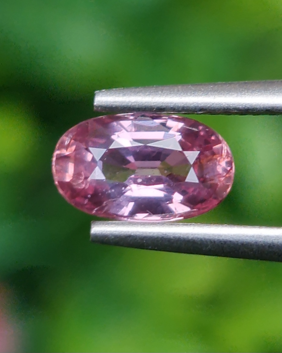 พลอย ชมพู ส้ม Pink Orange Sapphire