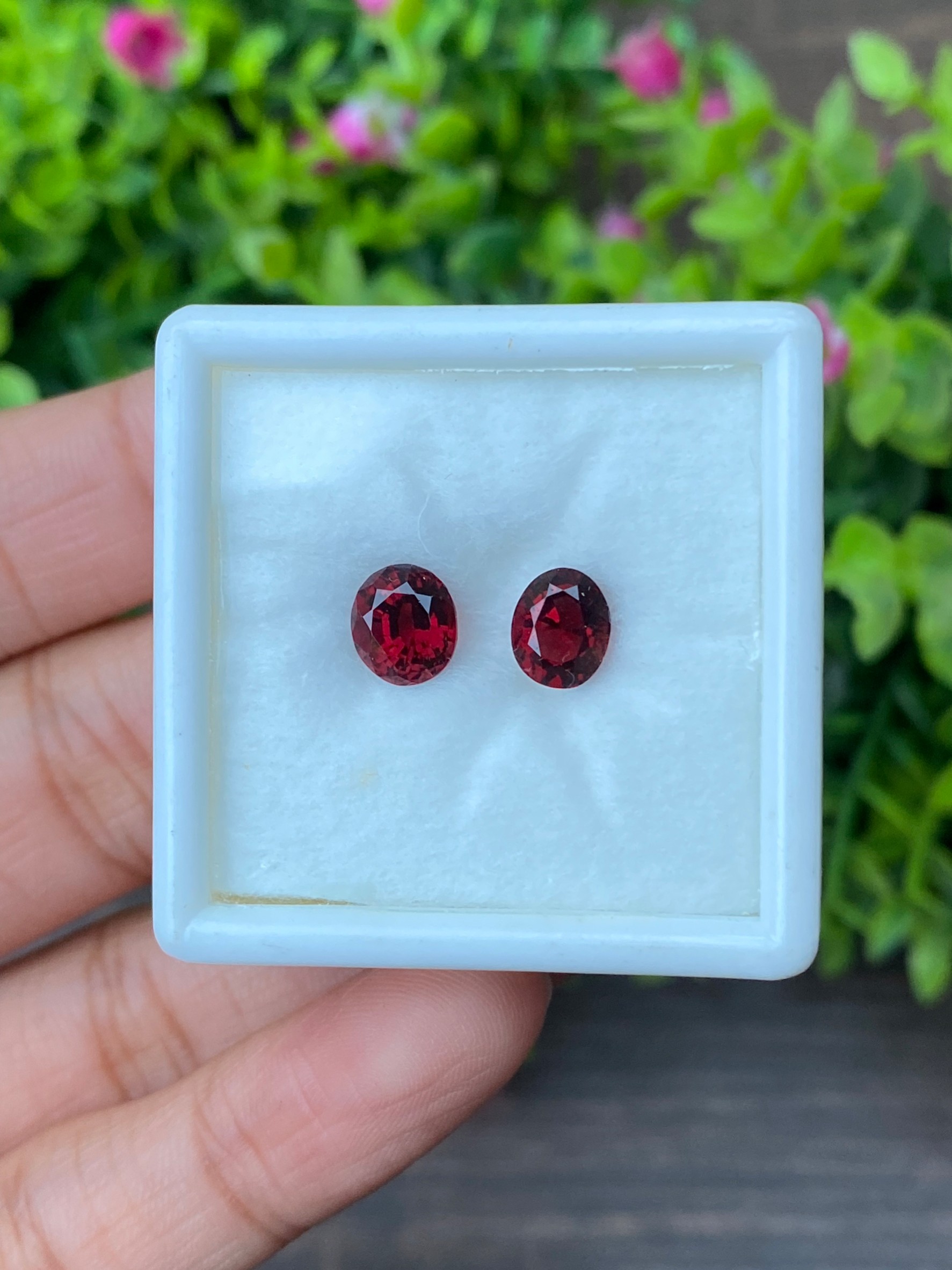 โรโดไลต์ กาเน็ท Natural Rhodolite Garnet