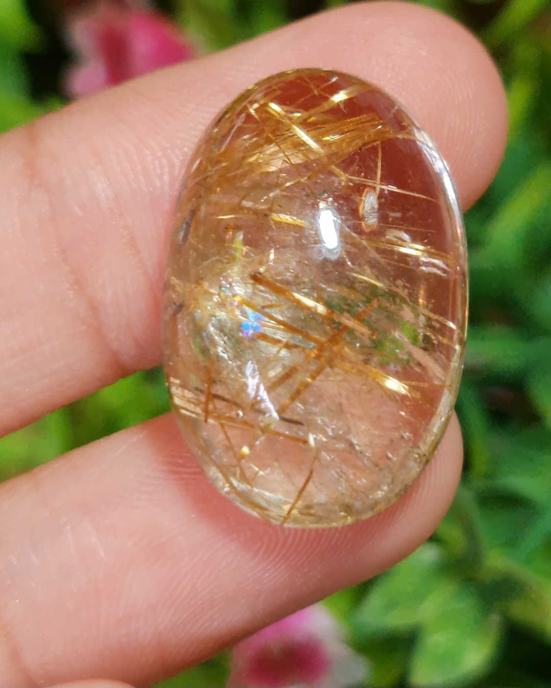 ไหมทอง ควอตซ์ Golden Rutilated Quartz