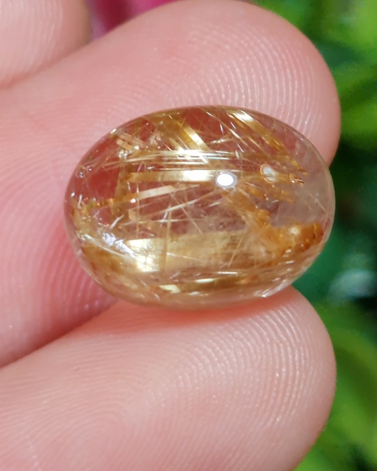 ไหมทอง ควอตซ์ Golden Rutilated Quartz