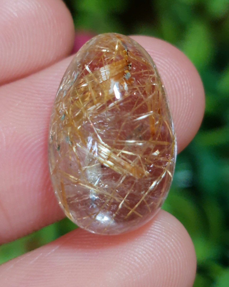 ไหมทอง ควอตซ์ Golden Rutilated Quartz