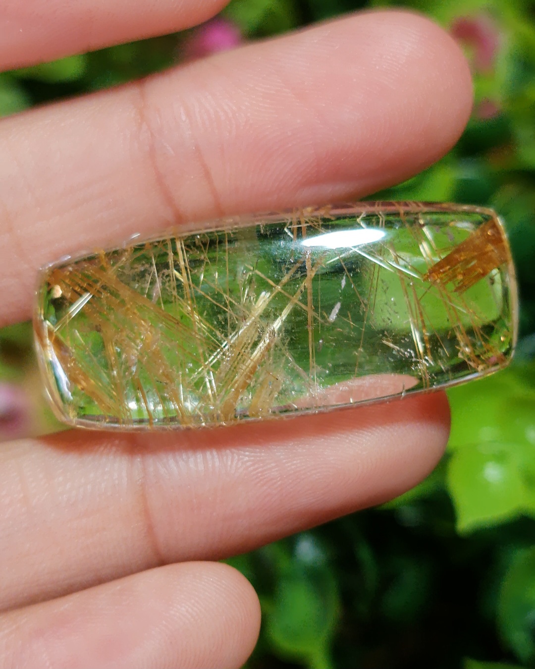 ไหมทอง ควอตซ์ Golden Rutilated Quartz