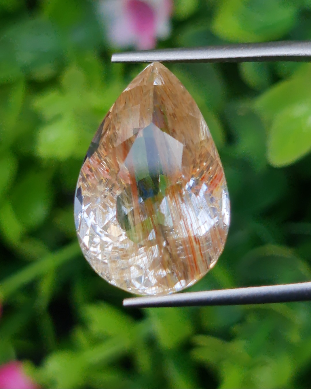 ไหมทอง โทแพซ Golden Rutilated Topaz