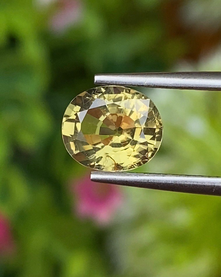พลอย คริโซเบริล Natural Chrysoberyl