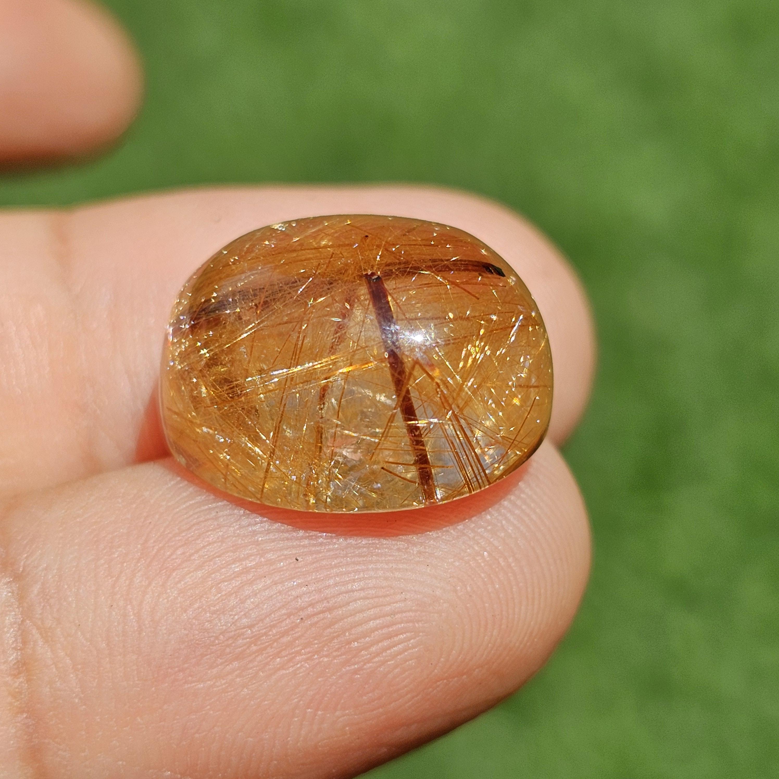 ไหมทอง ควอตซ์ Golden Rutilated Quartz
