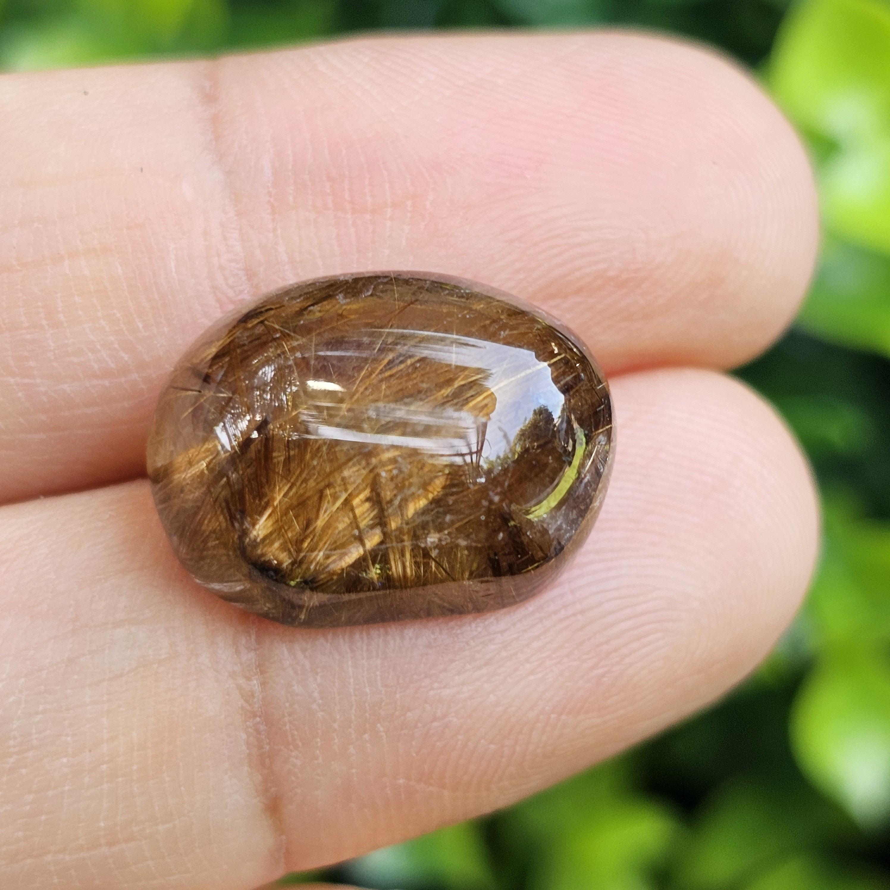 ไหมทอง ควอตซ์ Golden Rutilated Quartz